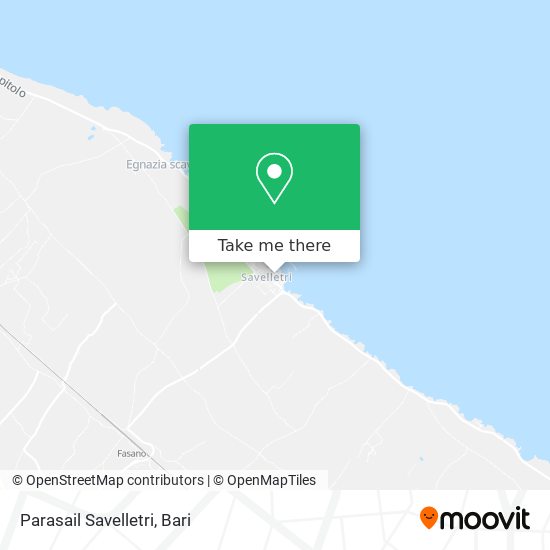 Parasail Savelletri map