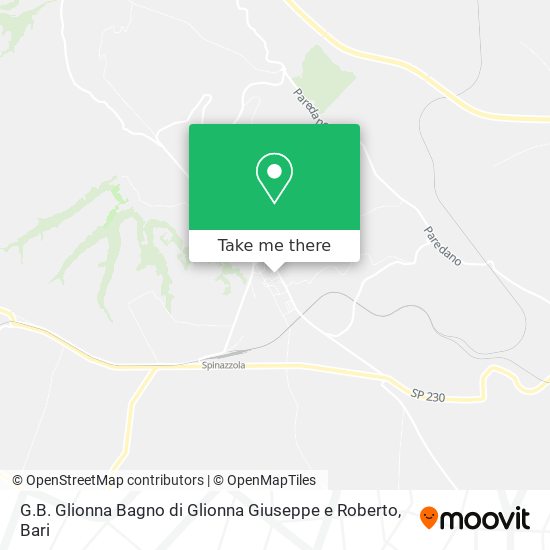 G.B. Glionna Bagno di Glionna Giuseppe e Roberto map