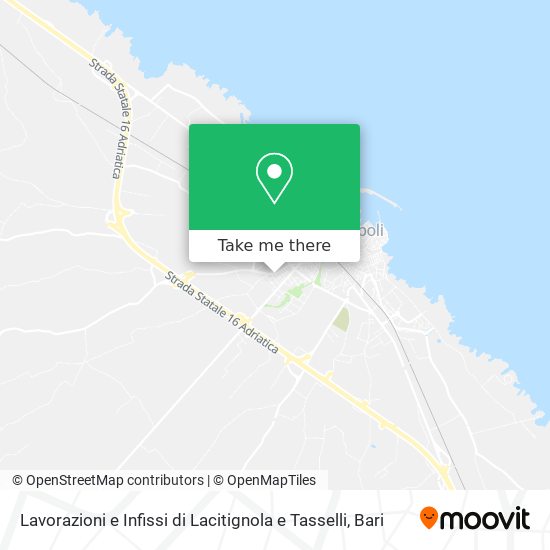 Lavorazioni e Infissi di Lacitignola e Tasselli map