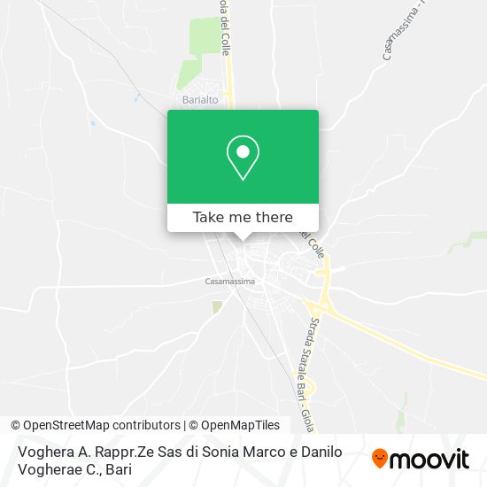 Voghera A. Rappr.Ze Sas di Sonia Marco e Danilo Vogherae C. map