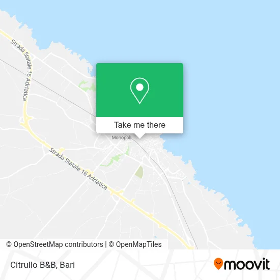 Citrullo B&B map
