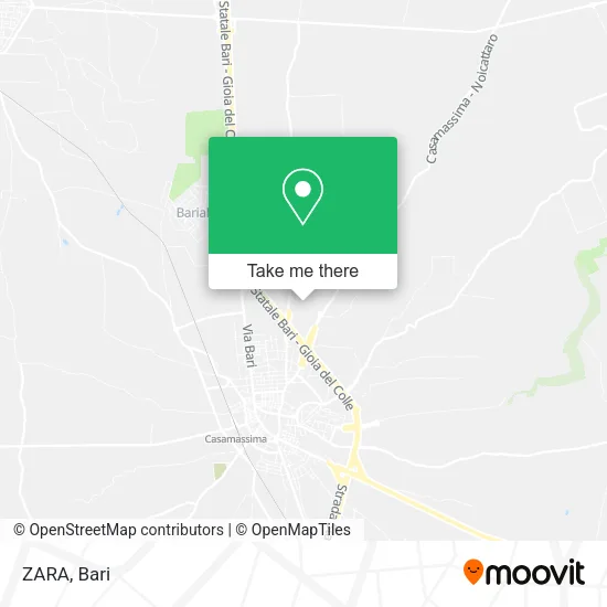 ZARA map