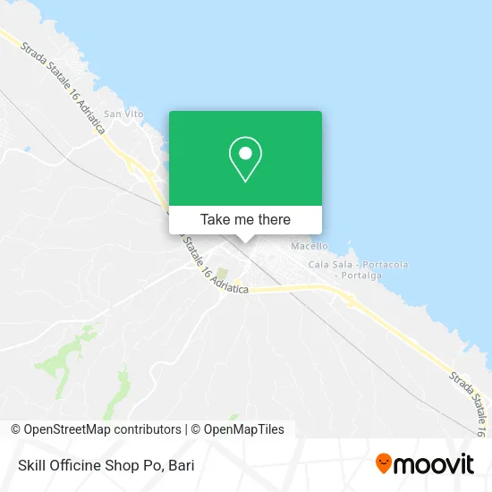 Skill Officine Shop Po map