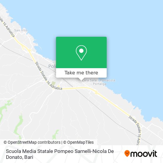 Scuola Media Statale Pompeo Sarnelli-Nicola De Donato map