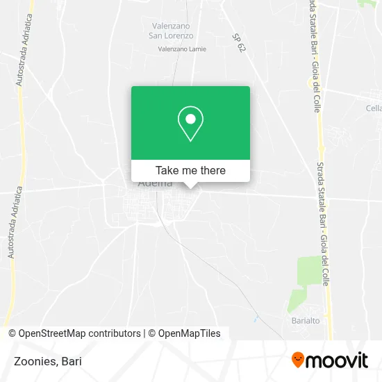 Zoonies map