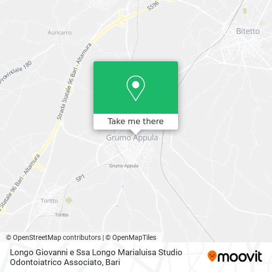 Longo Giovanni e Ssa Longo Marialuisa Studio Odontoiatrico Associato map