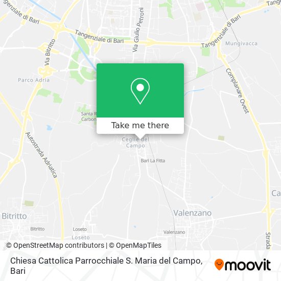 Chiesa Cattolica Parrocchiale S. Maria del Campo map