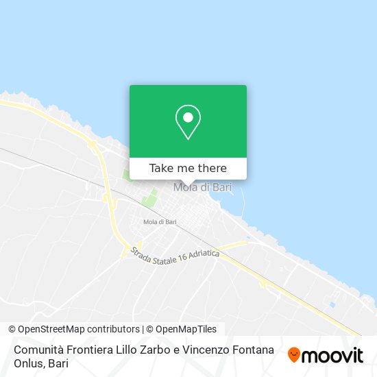 Comunità Frontiera Lillo Zarbo e Vincenzo Fontana Onlus map