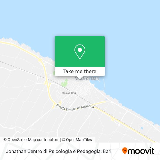 Jonathan Centro di Psicologia e Pedagogia map