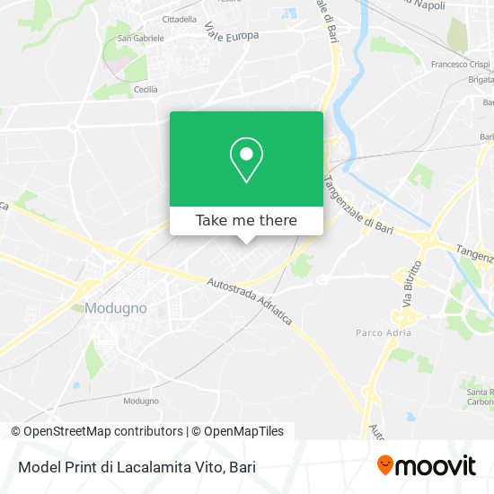 Model Print di Lacalamita Vito map