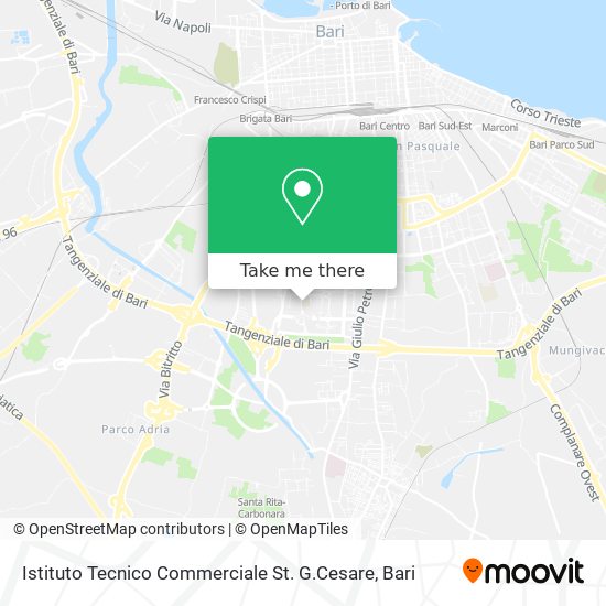 Istituto Tecnico Commerciale St. G.Cesare map