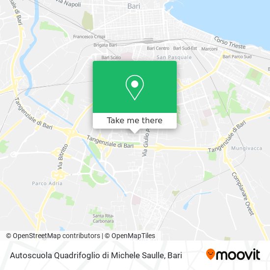 Autoscuola Quadrifoglio di Michele Saulle map