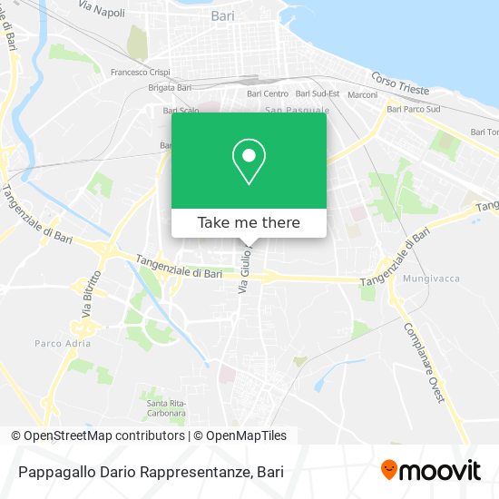 Pappagallo Dario Rappresentanze map