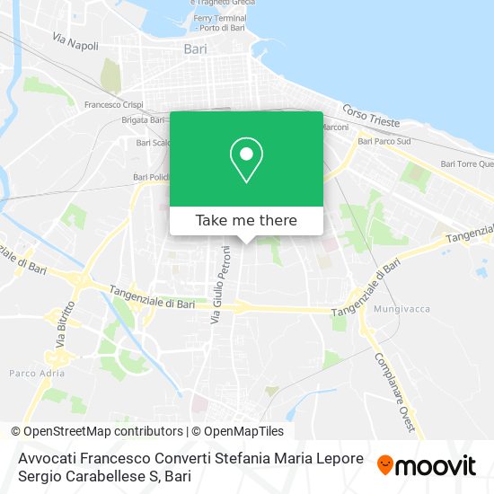 Avvocati Francesco Converti Stefania Maria Lepore Sergio Carabellese S map