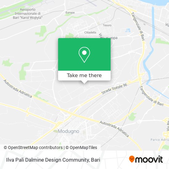 Ilva Pali Dalmine Design Community map