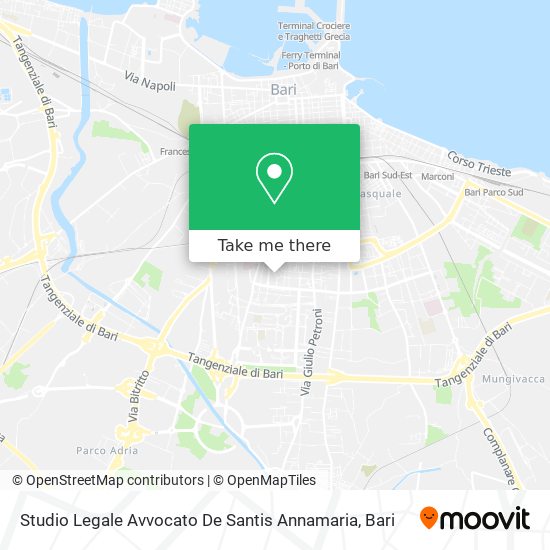 Studio Legale Avvocato De Santis Annamaria map