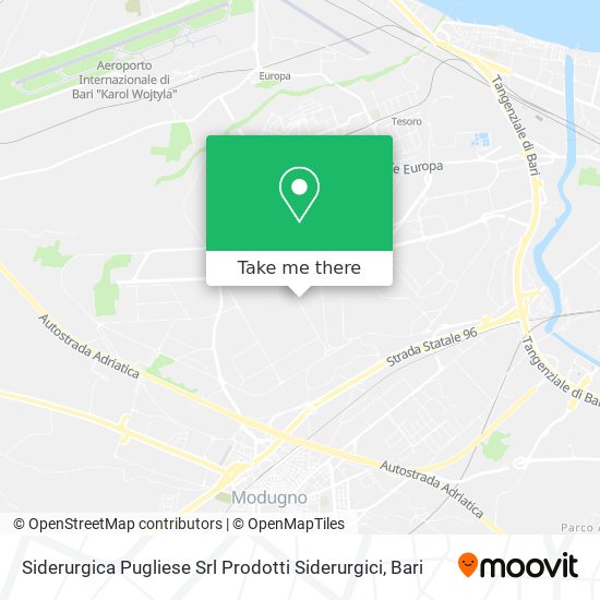 Siderurgica Pugliese Srl Prodotti Siderurgici map