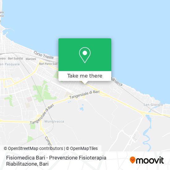 Fisiomedica Bari - Prevenzione Fisioterapia Riabilitazione map