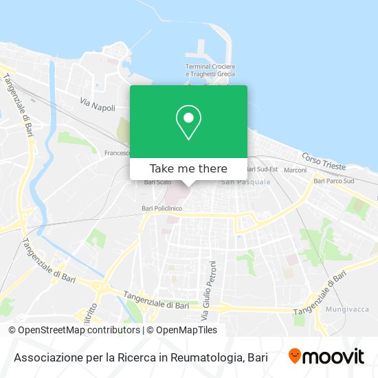 Associazione per la Ricerca in Reumatologia map