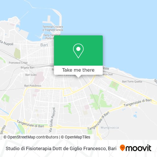 Studio di Fisioterapia Dott de Giglio Francesco map