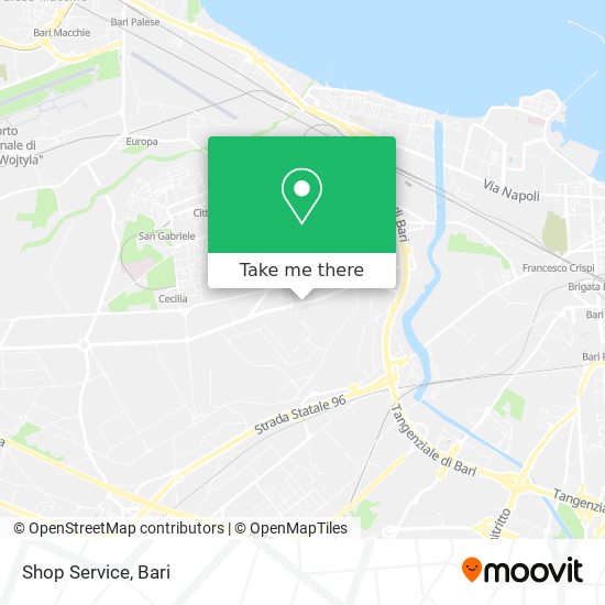 Shop Service map