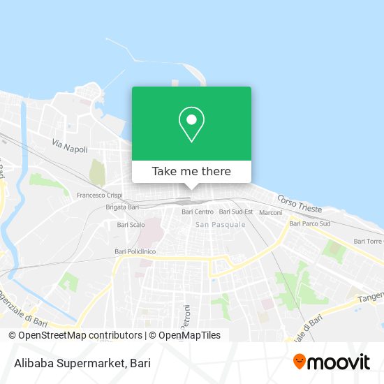 Alibaba Supermarket map