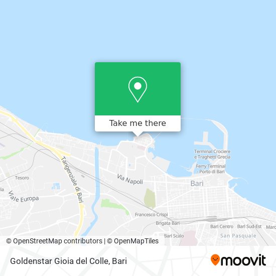 Goldenstar Gioia del Colle map