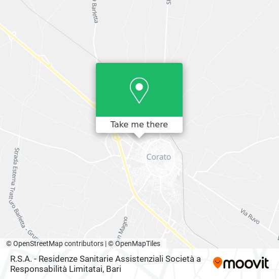 R.S.A. - Residenze Sanitarie Assistenziali Società a Responsabilità Limitatai map