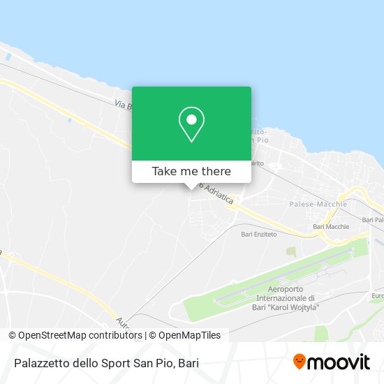 Palazzetto dello Sport San Pio map