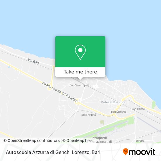Autoscuola Azzurra di Genchi Lorenzo map