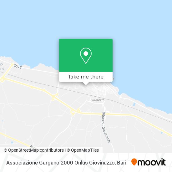 Associazione Gargano 2000 Onlus Giovinazzo map