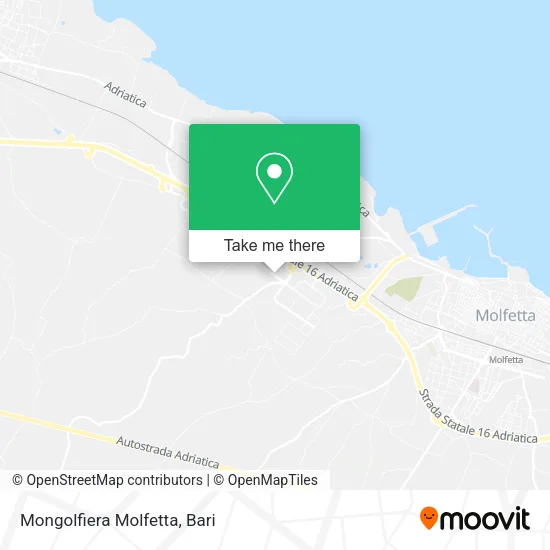 Mongolfiera Molfetta map