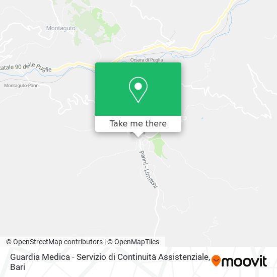 Guardia Medica - Servizio di Continuità Assistenziale map