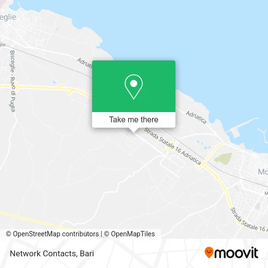 Network Contacts map