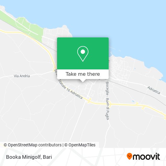 Booka Minigolf map