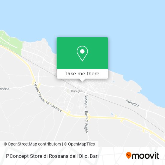 P.Concept Store di Rossana dell'Olio map
