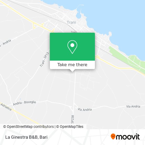 La Ginestra B&B map