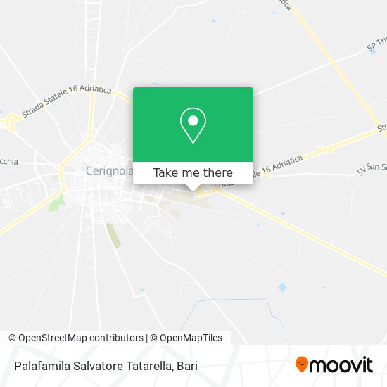 Palafamila Salvatore Tatarella map