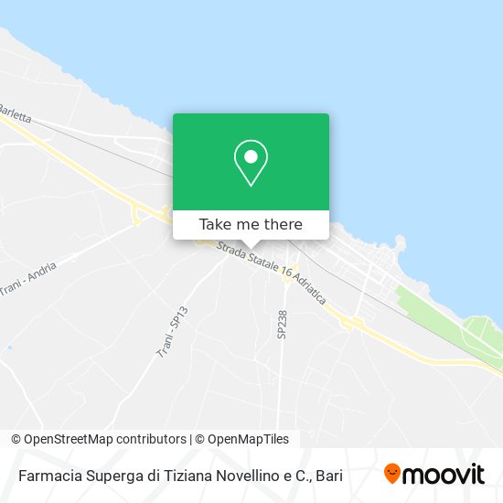 Farmacia Superga di Tiziana Novellino e C. map