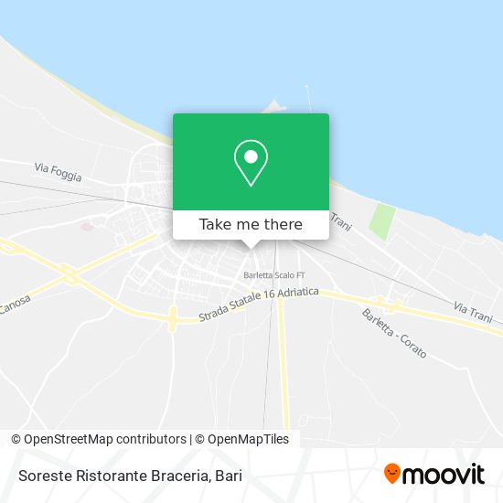 Soreste Ristorante Braceria map