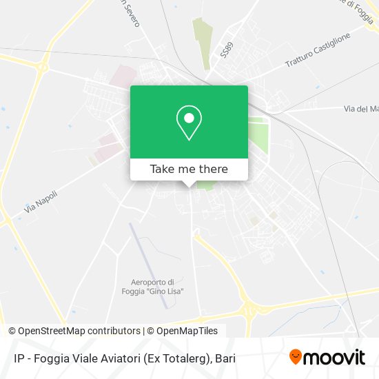 IP - Foggia Viale Aviatori (Ex Totalerg) map