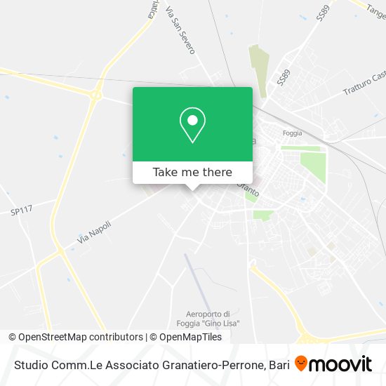 Studio Comm.Le Associato Granatiero-Perrone map