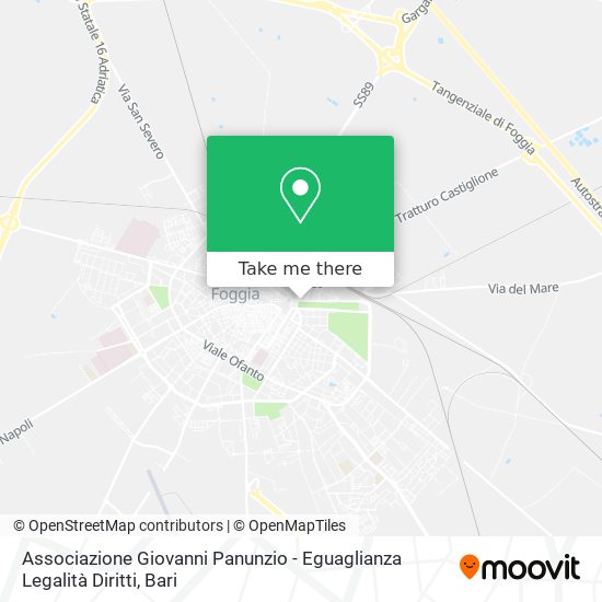 Associazione Giovanni Panunzio - Eguaglianza Legalità Diritti map