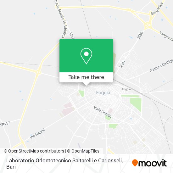 Laboratorio Odontotecnico Saltarelli e Cariosseli map