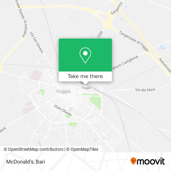 McDonald's map