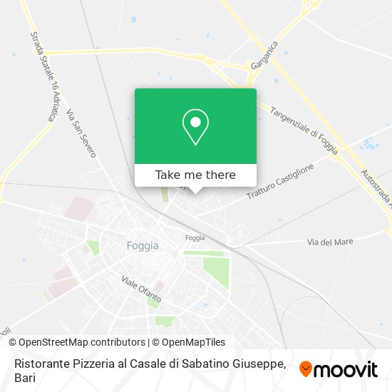 Ristorante Pizzeria al Casale di Sabatino Giuseppe map