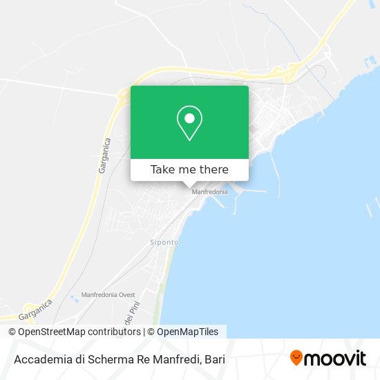 Accademia di Scherma Re Manfredi map