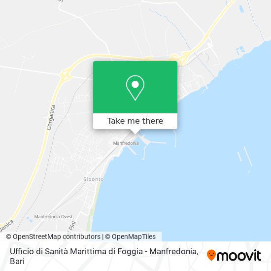 Ufficio di Sanità Marittima di Foggia - Manfredonia map