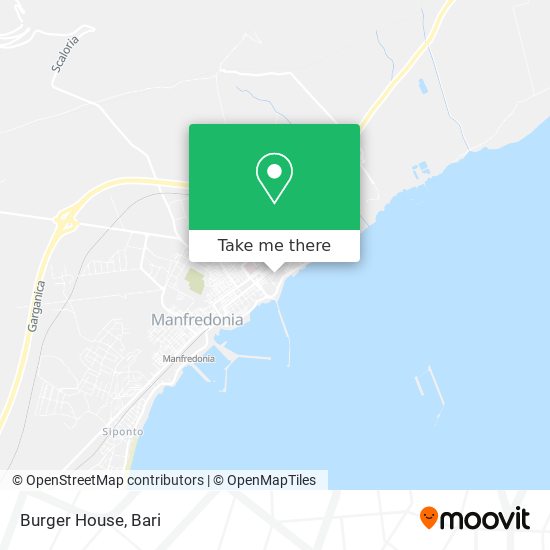 Burger House map