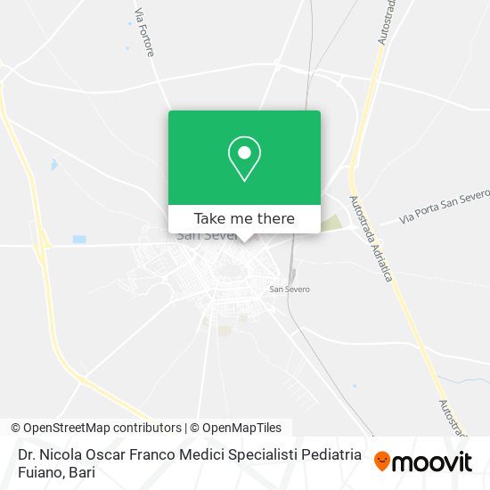 Dr. Nicola Oscar Franco Medici Specialisti Pediatria Fuiano map